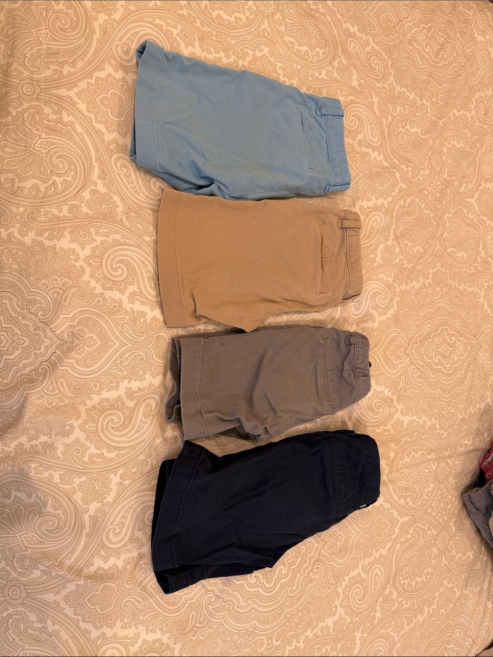 J. Crew Kids Short Bundle - Light Blue, Khaki, Gray, Navy